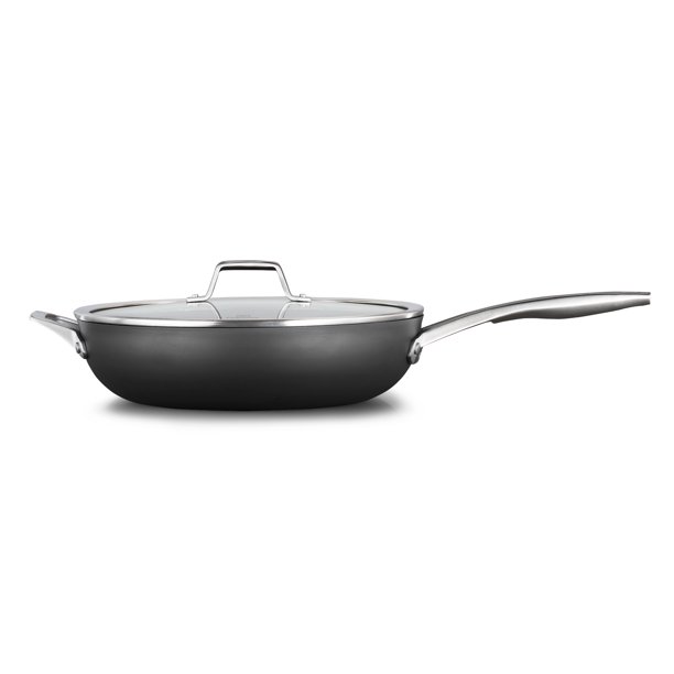 Calphalon Premier HardAnodized Nonstick 13Inch Deep Skillet with Lid