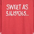 thumbnail image 2 of Instant Message - Sweet As 3 - Women's Lightweight French Terry Pullover, 2 of 6