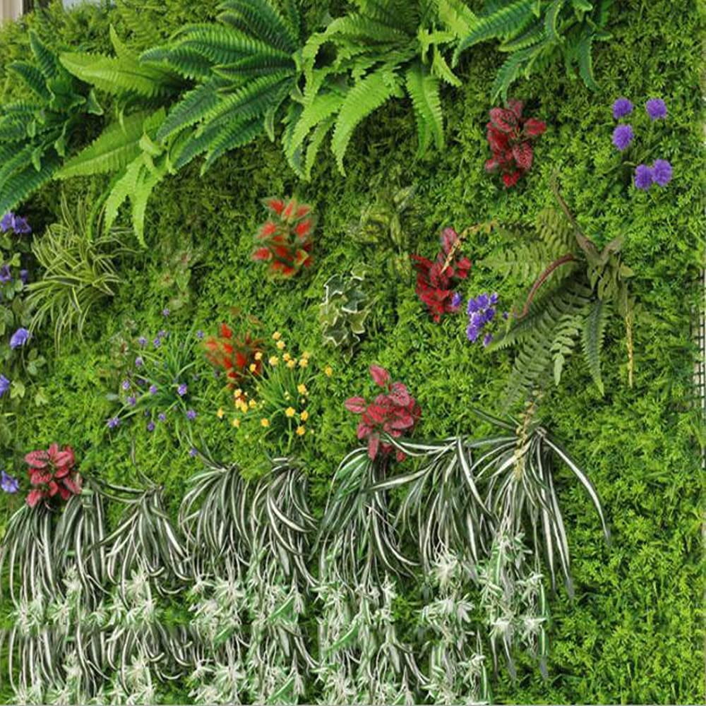 Viworld 8PCS Artificial Hanging Plants Fake Spider Silk Plants Chlorophytum Wall Hanging Plants Artificial Chlorophytum Silk Flowers for Indoor Outdoor Wall Decor