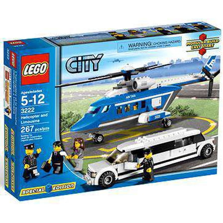 Pre-Owned LEGO City Set #3222 Helicopter Limousine
