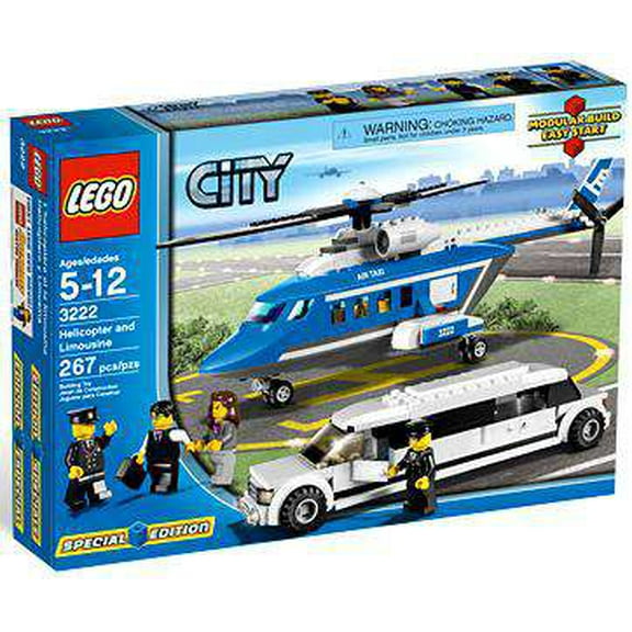 Pre-Owned LEGO City Set #3222 Helicopter Limousine