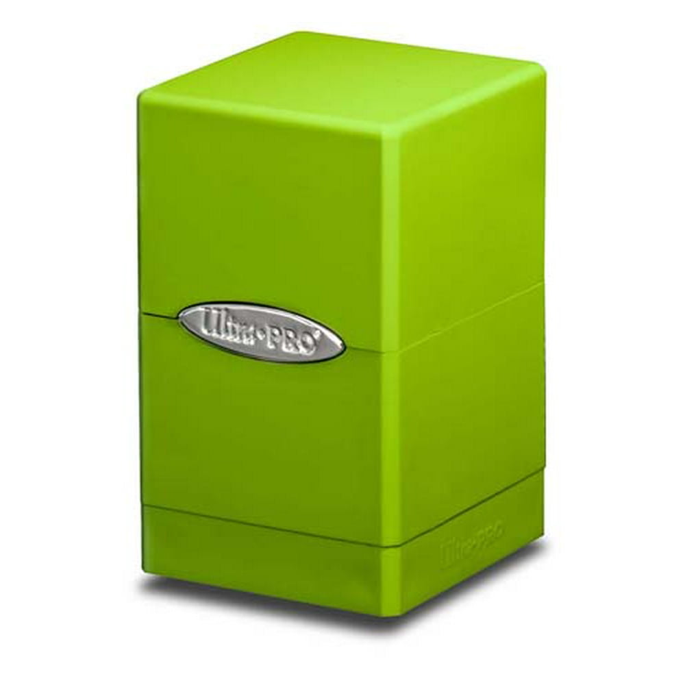 Ultra PRO Lime Green Satin Tower Deck Boxes
