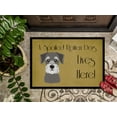 thumbnail image 3 of Carolines Treasures BB1454JMAT Schnauzer Spoiled Dog Lives Here Indoor & Outdoor Mat- 24 x 36 in., 3 of 4