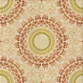 thumbnail image 1 of Ahgly Company Machine Washable Indoor Square Transitional Orange Area Rugs, 4' Square, 1 of 7
