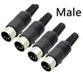 thumbnail image 6 of 5pcs 3pin 4pin 5pin 6pin 7pin 8 Pin DIN Male Female Plug Socket Jack Solder Connector, 6 of 16