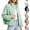 Green, variant on SBYOJLPB Womens Polka Dot Coats Long Sleeve Zipper Waterproof Casual Coat with Cozy Everyday Wear