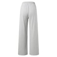thumbnail image 5 of Ediodpoh Womens Sweatpants Oversized Wide Leg Lightweight Pants Elastic Drawstring Straight Leg Low Waisted Baggy Pants with Pockets Grey XL, 5 of 9
