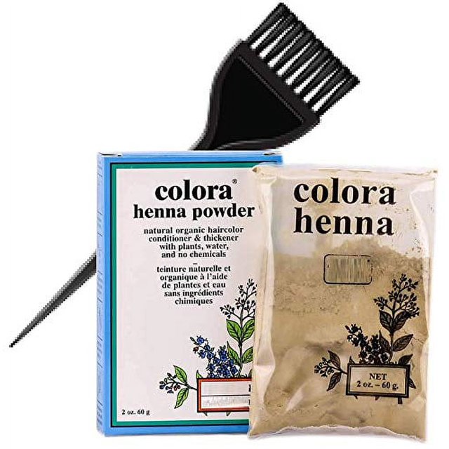 Colora Henna en Polvo, Tinte Orgánico Natural para el Cabello, Color de Pelo