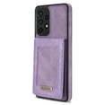 thumbnail image 2 of Phone Case for Samsung Galaxy A52 4G/5G, PU Leather Wallet Case with Card Pockets RFID Blocking Kickstand Anti-falling Magnetic Closure Back Flip Cover for Samsung Galaxy A52 4G/5G,Purple, 2 of 13