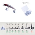 thumbnail image 4 of GLFILL pour Tailles Standards 2/0-14/0 Hameçons Triples de Pêche Protecteur Blanc 40 Pcs, 4 of 8