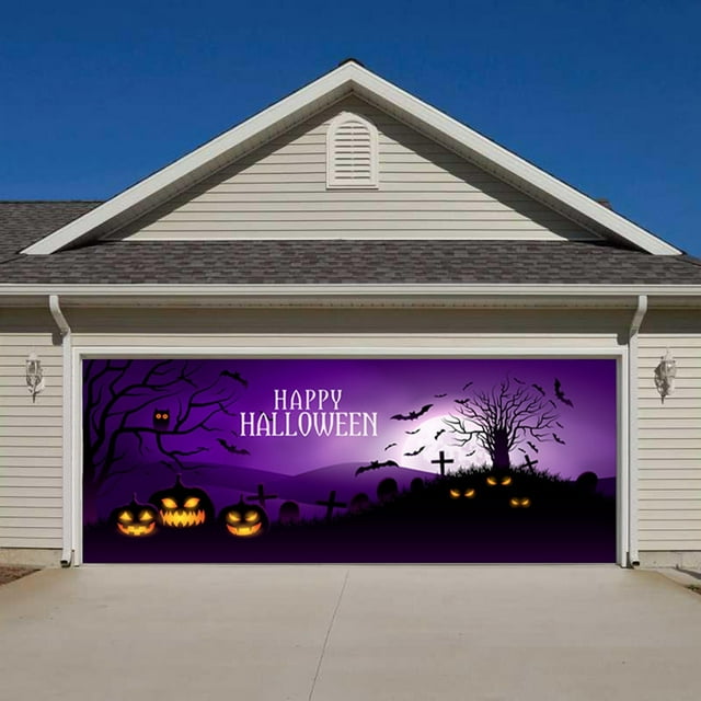 Transform Your Garage Into A Halloween Haven with Our Banner: Unforgettable Memories Await!