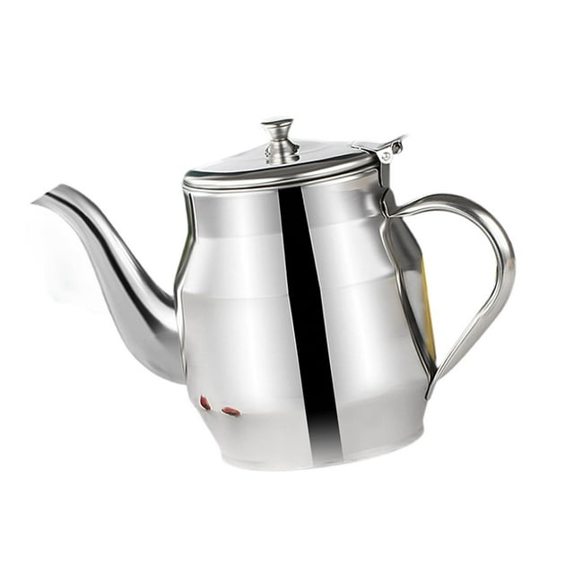 Aceitera de acero inoxidable, recipiente para aceite, antiderrame, resistente, versátil, con malla. 1635 ml
