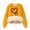 Yellow, variant on Kaemgyyd Unisex Boy's Girls Sweatshirt Winter Warm Sherpa Lined Crewneck Pullover Casual Trendy Print Fall Clothes 2-12 Years