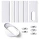 thumbnail image 3 of Kit de ventana de aire acondicionado Kit de ventilación de placa deslizante de ventana de 5 pulgadas Adaptador de manguera de reparación ajustable de PVC sidaley HA005579-00B, 3 of 6