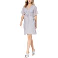 thumbnail image 1 of Glam Womens Embellisshed Party Empire Dress, Gris, XS Glam Imperio, 1 of 1