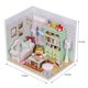 thumbnail image 4 of Decoración de la casa de bricolaje con accesorios de luz LED Muebles de casa de muñecas en miniatura Abanopi Muñeca de bricolaje, 4 of 7