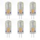 thumbnail image 1 of G4 LED Bulbs 6PCS 3W Equivalent to 20W Energy-Saving Bulbs JC Bi-Pin Base AC/DC12V T3 Halogen Replacement Cool White Long Lifespa, 1 of 5