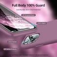 thumbnail image 2 of [5 in 1 for iPhone 11 Pro Max Case, with 2 Pack Screen Protector + 2 Pack Camera Lens Protector, Liquid Silicone Ultra Slim Shockproof Protective Phone Case [Microfiber Lining] (Lilac Purple)…, 2 of 6