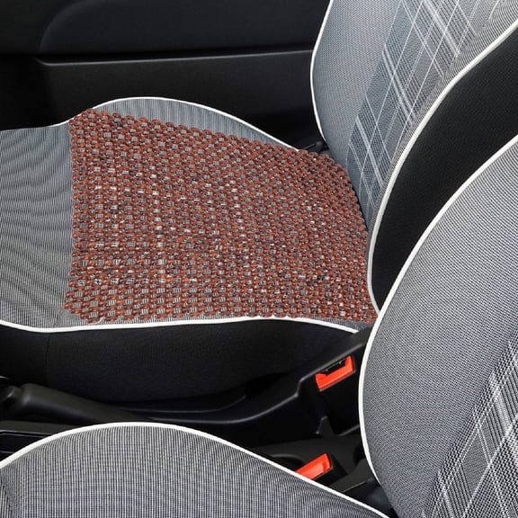 OFFIGAM Cooling Seat Cushions for Coffee Color Beaded Soft Massage Cushion for Driving