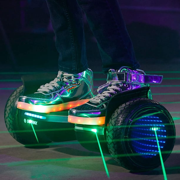 GOTRAX Hoverboard with Music Speaker, LED 8.5 inch Offroad Wheels