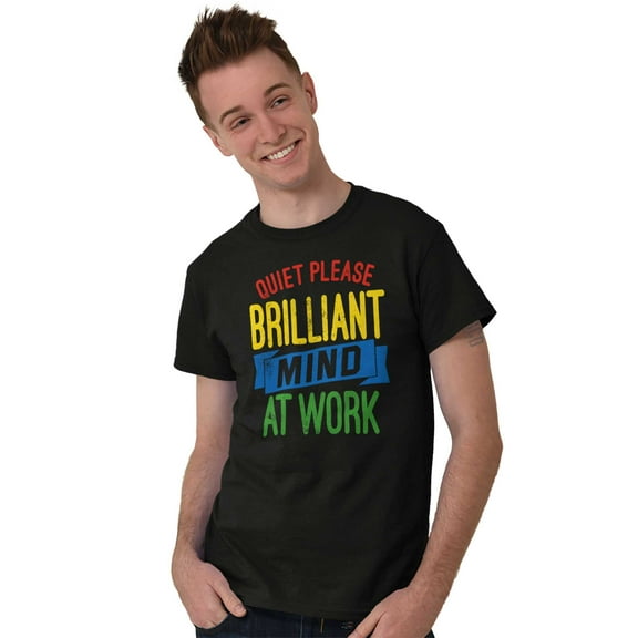 Billiant Mind Autism Awareness Men's Graphic T Shirt Tees Brisco Brands S