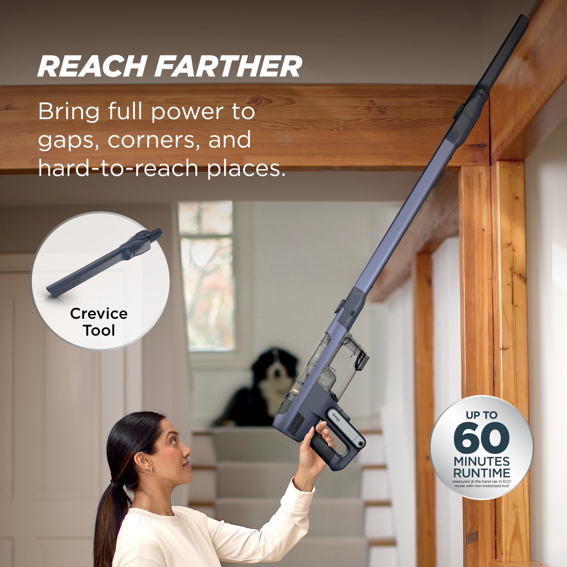 Shark PowerDetect Speed Clean & Empty System Cordless Stick Vacuum, 60 Min Runtime, Auto-Empty Dock, IA3140