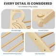 thumbnail image 3 of BlueWood Triangle Climbing Set Indoor Playground for Kids Wood Arch Climber 4-Piece, 3 of 9