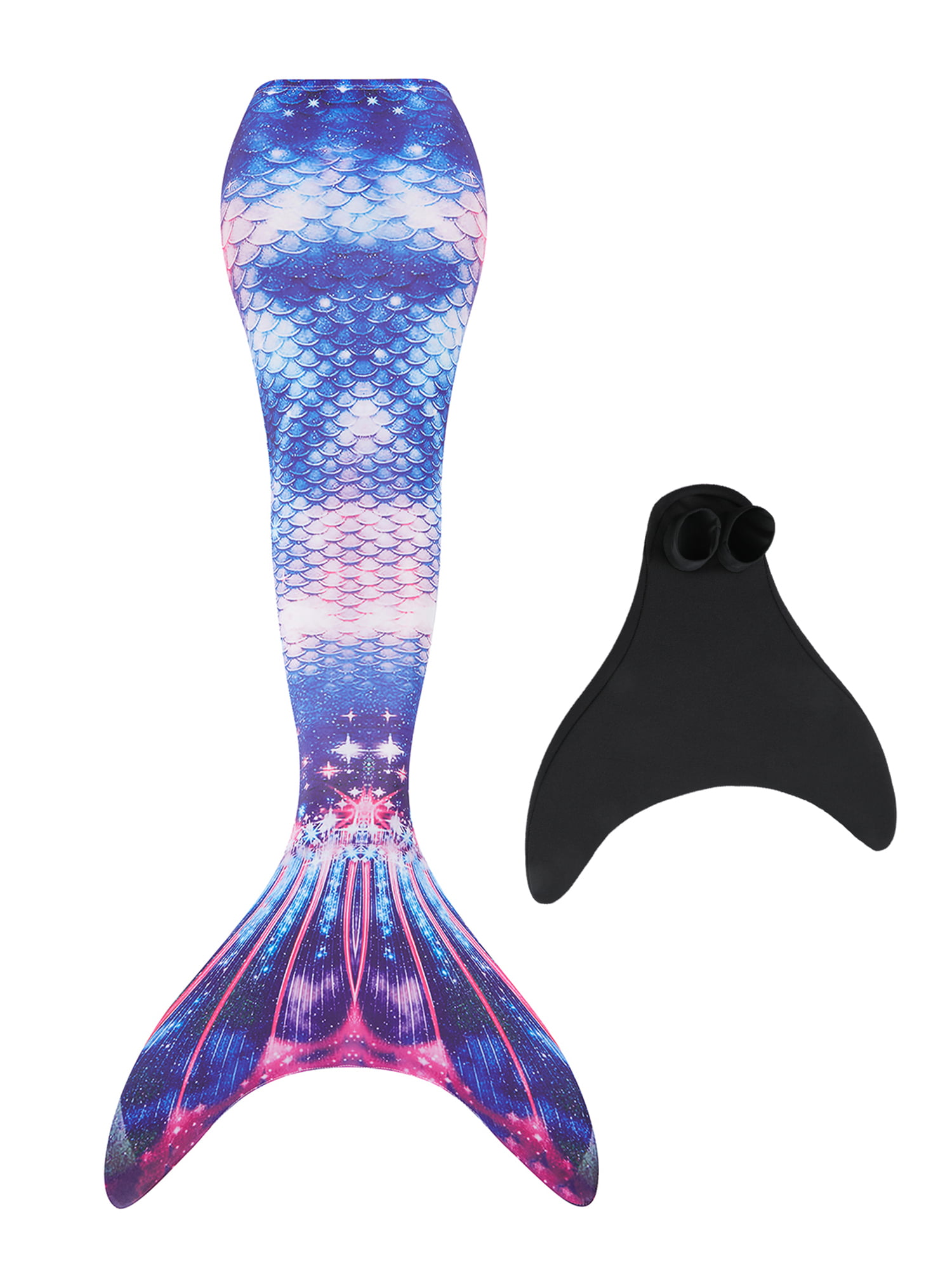 Choose Color Mermaid Fin Monofin Adjustable Mermaid Tail Flipper Kids Ages 6 