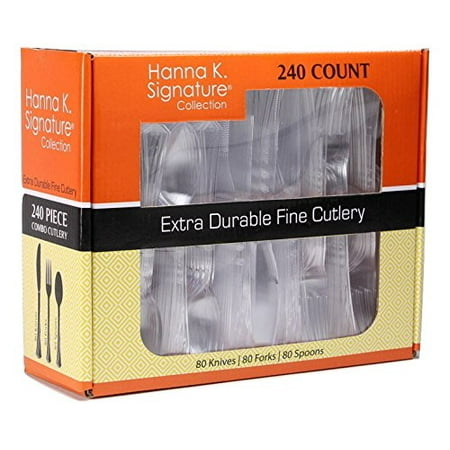 

Hanna K Clear Combo Cutlery Box 240 Ct