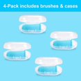 thumbnail image 4 of SM Soft Silicone Pet Finger Toothbrush Tooth Cleaner Dog Cat Tooth Cleaning Brush, 4 of 8