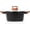 Black, variant on Nonstick Stock Pot with Lid, 3 Quart Granite Casserole Small Soup Pot Pasta Cooking Pot, Induction Compatible, PTFE & PFOA , White