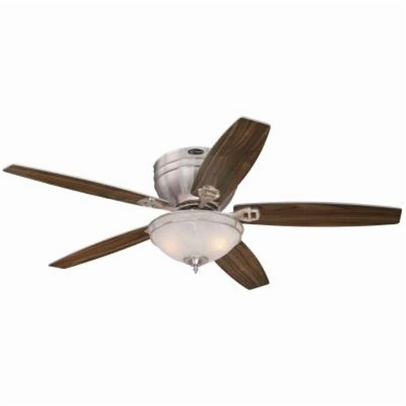 Westinghouse Lighting 7209700 52 in. Indoor Ceiling Fan with LED Light Kit Brushed Nickel