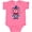 Hot Pink, variant on Inktastic 4th of July with Hat Flags and Stars Boys or Girls Baby Bodysuit