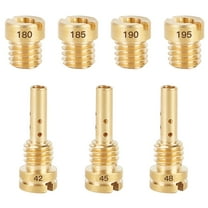 Carburetor Main Jet for Harley CV40 Softail 1988-2017 Harley Touring 1988-2016 Sportster 1998-2021,Replace 27490-04 27465-04 27421-99C Include 180 185 190 195 Slow Jet 42 45 48