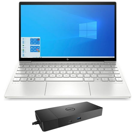 HP ENVY 13 Home & Business Laptop (Intel i5-1135G7 4-Core, 13.3" 60Hz Full HD (1920x1080), Intel Iris Xe, 8GB RAM, 256GB m.2 SATA SSD, Backlit KB, Wifi, Win 11 Home) with Thunderbolt Dock WD19TBS