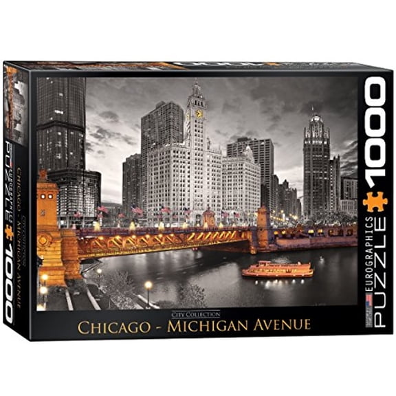 Eurographics Chicago - Michigan Avenue - 1000 Piece Puzzle