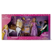 Disney Store Official Rapunzel Classic Doll Gift Set - Tangled Play Set - Disney Princess Toys Playset Featuring Rapunzel, Flynn Rider, Maximus, Pascal Dolls with Accessories