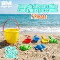 thumbnail image 3 of Juego de Playa para Niños Cubeta, Palas y Accesorios 7 pzs, 3 of 6