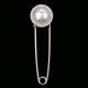 thumbnail image 4 of Pearl Rhinestone Vintage Pins Broches Mujer Colthes Accesorios , # 3 Fernando Broche de seguridad con broche de diamantes de imitación, 4 of 8