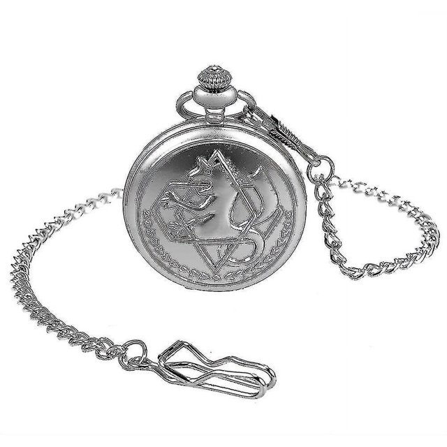 Reloj de bolsillo de estilo vintage, Alquimista de metal completo, Edward Elric Anime, Vintage(hy)
