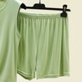 thumbnail image 4 of WRKEKC Summer Lounge Sets for Women Round Neck Sleeveless Tank Top and Shorts Set Lightweight Casual Loungewear for Women, 4 of 5