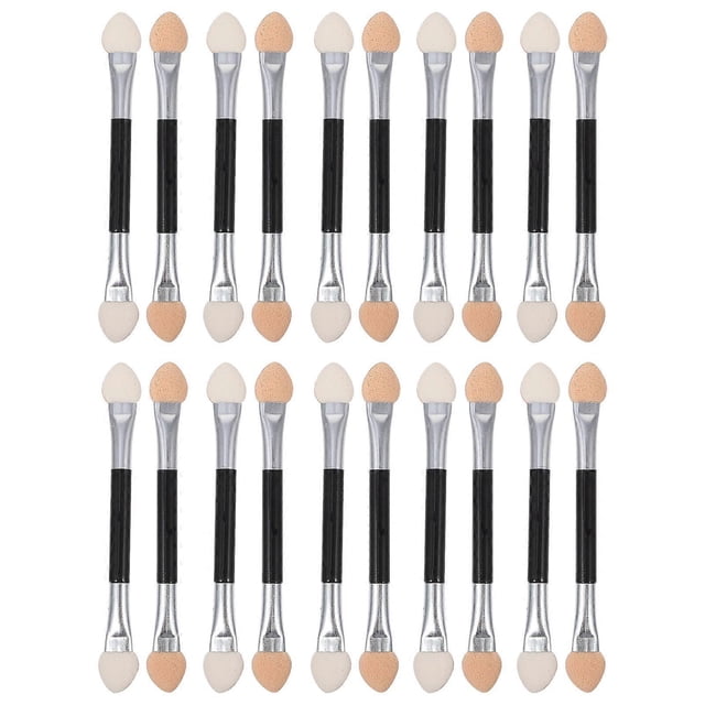 20pcs Double-Sided Eye Shadow Brush Eyeshadow Applicators Cosmetic Tools