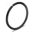 thumbnail image 4 of Stainless Steel Clip On Non Pierced Septum Nose Ring Hoop 8mm Round Closure Lips Ear Jewelry Set, 4 of 4