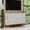 Pine+white, variant on 6 Drawers Dresser for Bedroom, 47.2" Wide Wood Rustic Chest of Drawers with Bar Handles, Vintage Design, Storage Dressers Organizer for Bedroom, Living Room, Hallway, Natural