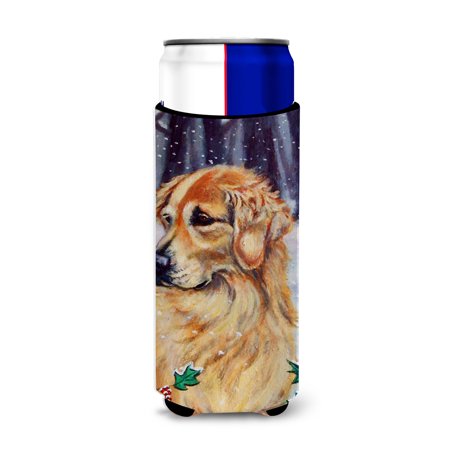 

Carolines Treasures 7381MUK Golden Retriver Holly Ultra Hugger for slim cans Slim Can multicolor