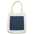 thumbnail image 1 of Abstract Tote Bag, Monochrome Composition of Rounds in Different Motifs and Shapes Hand Drawn Like, Cloth Linen Reusable Bag for Shopping Books Beach and More, 16.5" X 14", Cream, by Ambesonne, 1 of 2