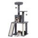 thumbnail image 1 of Large Sturdy Cat Tree with Multi-Level Cat Condos with Sisal Poles Hammock Cat Toys Climbing Tree House Furniture for Cats ShopWise Round, 1 of 10