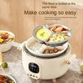 thumbnail image 3 of Intexca 4L Electric Pressure Cooker 1000W - Smart Multi-Cooker with LED Panel, Non-Stick Pot & Auto Pressure Control, 3 of 7