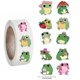 thumbnail image 5 of 500 pcs cartoon animal roll stickers bee horse dog chicken frog unicorn notebook stickers waterproof self-adhesive paper with hedef hen, 5 of 5