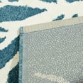 thumbnail image 3 of Balta Caistor Coastal Coral Reef Pattern Tropical Area Rug Blue/White Runner 2'7" x 7' 6' Runner, 8' Runner Runner, Indoor Teal Runner, Rectangle, 3 of 5